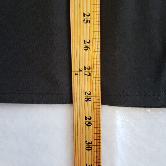 Fire Los Angeles Women's Midi Skirt Pull On Size Medium Black Stretch Straight - Picture 8 of 8